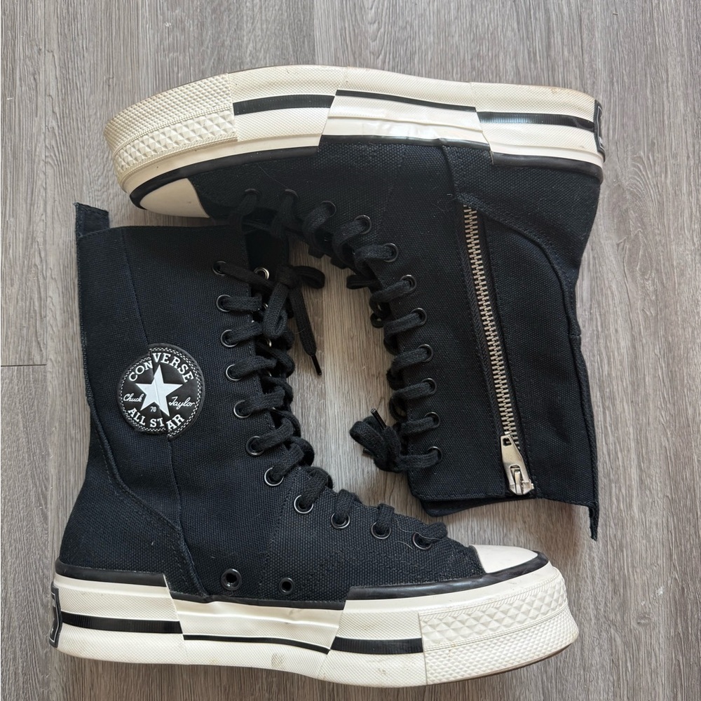🔥👀Converse 70 Plus XHi Platform Sneakers with Side Zipper
